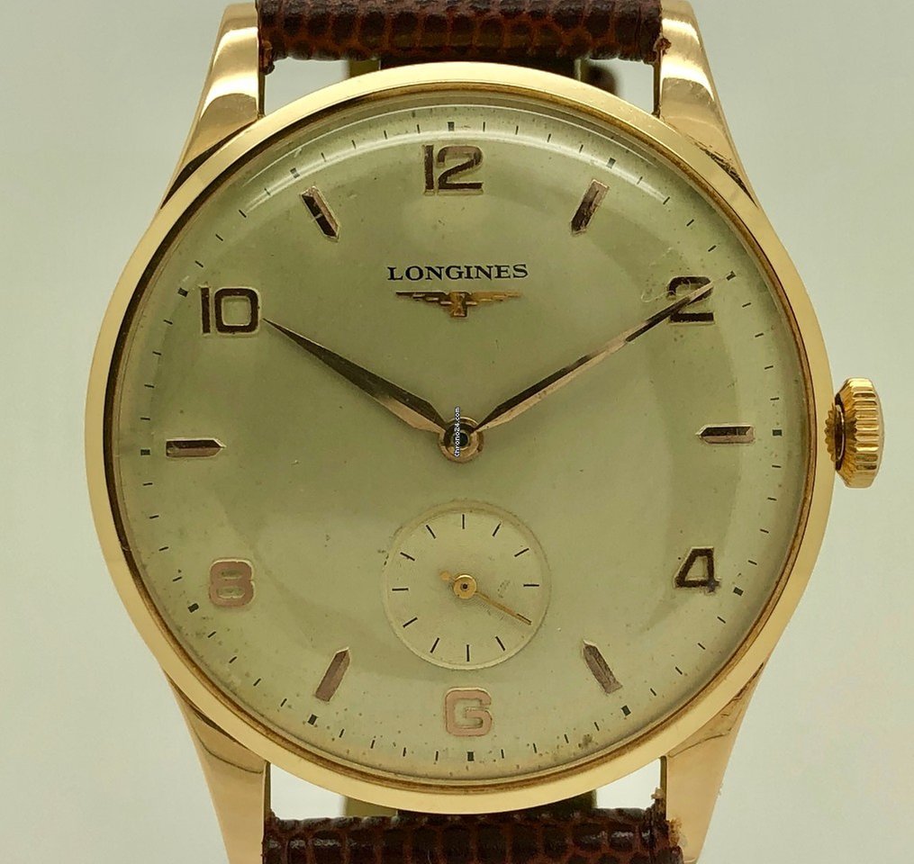 Longines Mens watch Unisex Manual winding Yellow gold 6247