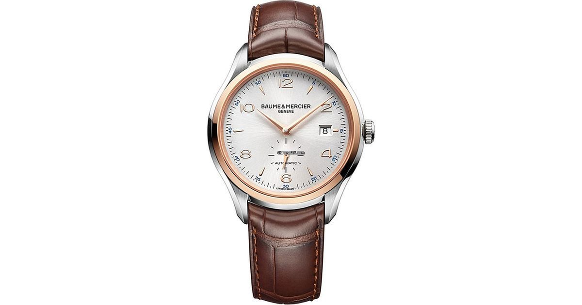 Baume & Mercier Clifton Mens watch Unisex Automatic Gold Steel M0A10139