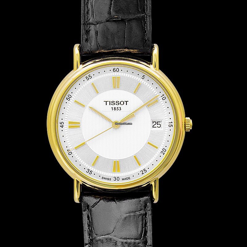 Tissot Carson Mens watch Unisex Quartz Yellow gold T907.410.16.031.00