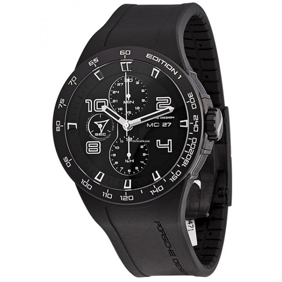 Porsche Design Flat Six Mens watch Unisex Automatic Titanium 634113441169