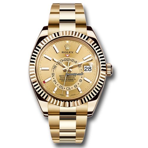 Rolex Sky-Dweller Mens watch Unisex Yellow gold Automatic 326938 CH