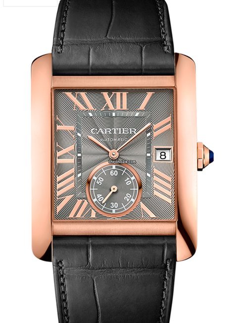 Cartier Tank MC Mens watch Unisex Automatic Rose gold WGTA0014