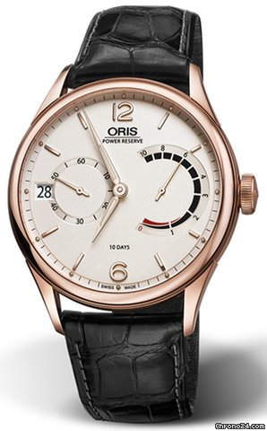 Oris Artelier Calibre 111 Mens watch Unisex Manual winding Rose gold 01 111 7700 6061-Set 1 23 82