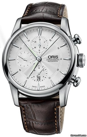 Oris Artelier Chronograph Mens watch Unisex Automatic Steel 01 774 7686 4051-07 5 23 70FC