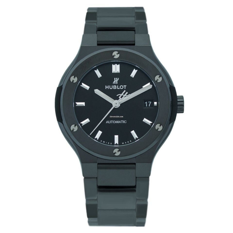 Hublot Classic Fusion 45, 42, 38, 33 mm Mens watch Unisex Automatic Ceramic 568.CM.1470.CM