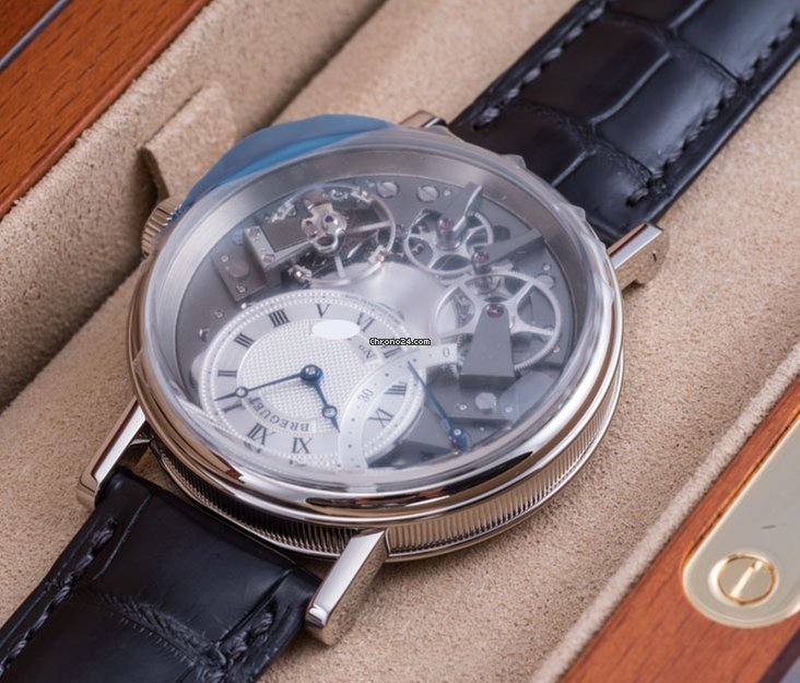 Breguet Tradition Mens watch Unisex Automatic White gold 7097BB G1 9WU