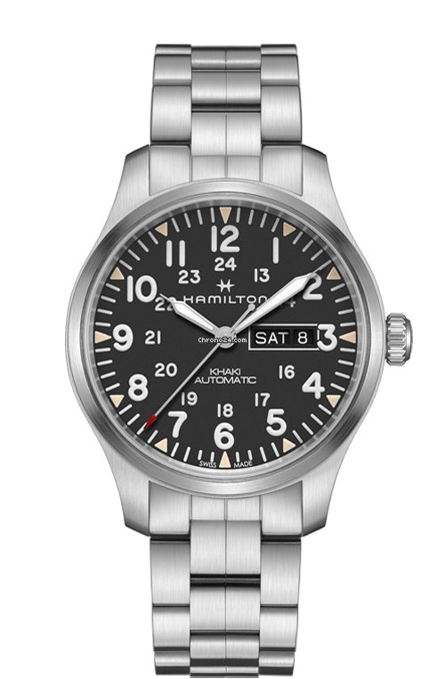 Hamilton Khaki Field Day Date Mens watch Unisex Automatic Steel H70535131