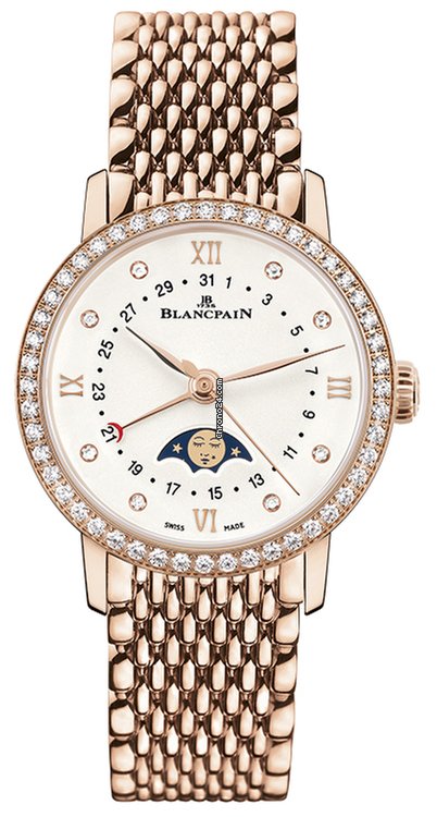 Blancpain Villeret Womens watch Automatic Rose gold 6106-2987-mmb