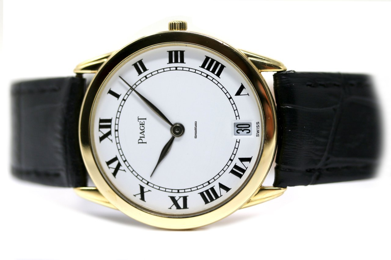 Piaget Mens watch Unisex Quartz Yellow gold 15073