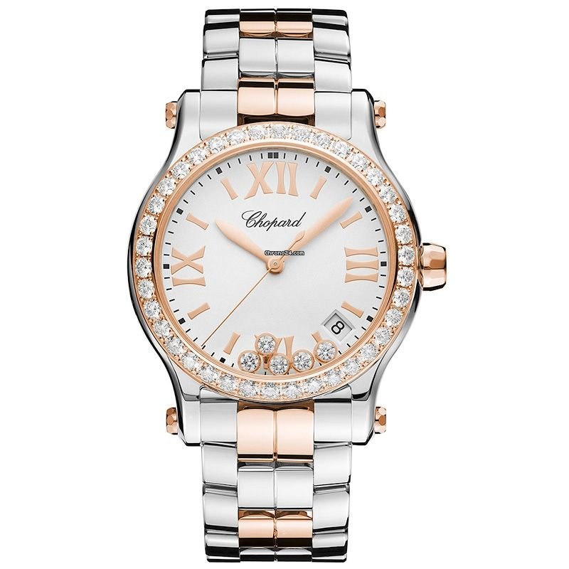 Chopard Happy Sport Womens watch Quartz Gold Steel 278582-6004