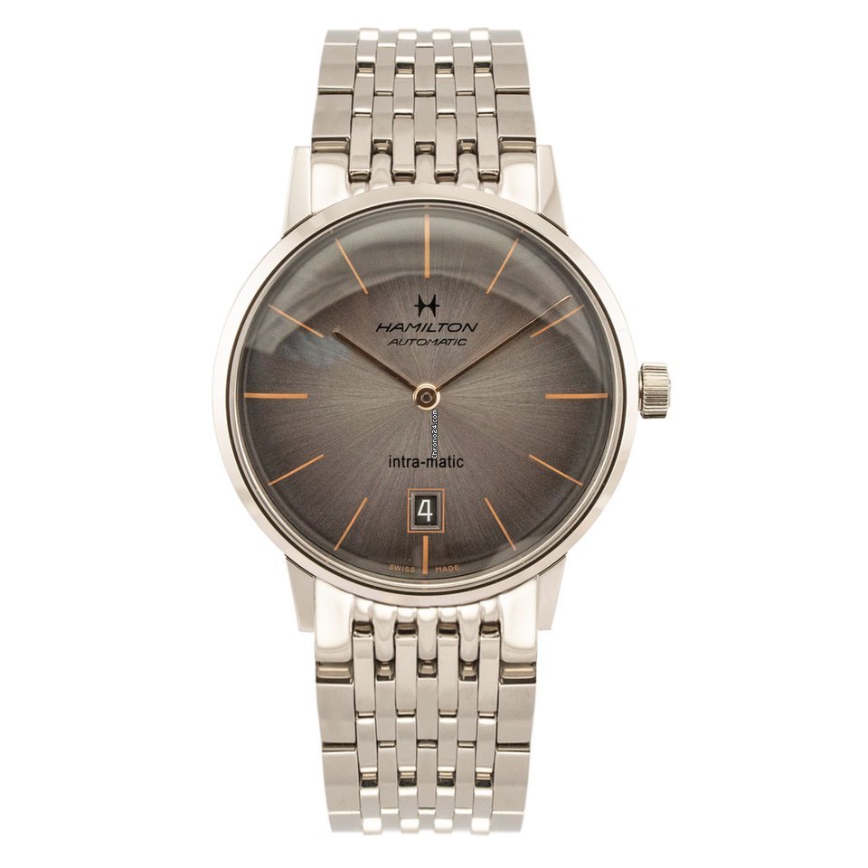 Hamilton Intra-Matic Mens watch Unisex Automatic Steel H38455181