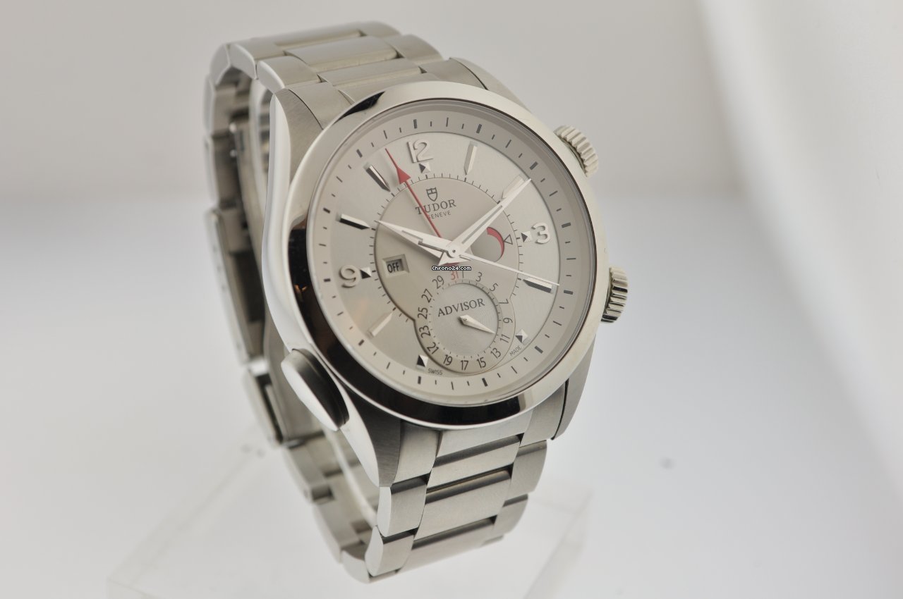 Tudor Heritage Advisor Mens watch Unisex Manual winding Steel tudor advisor