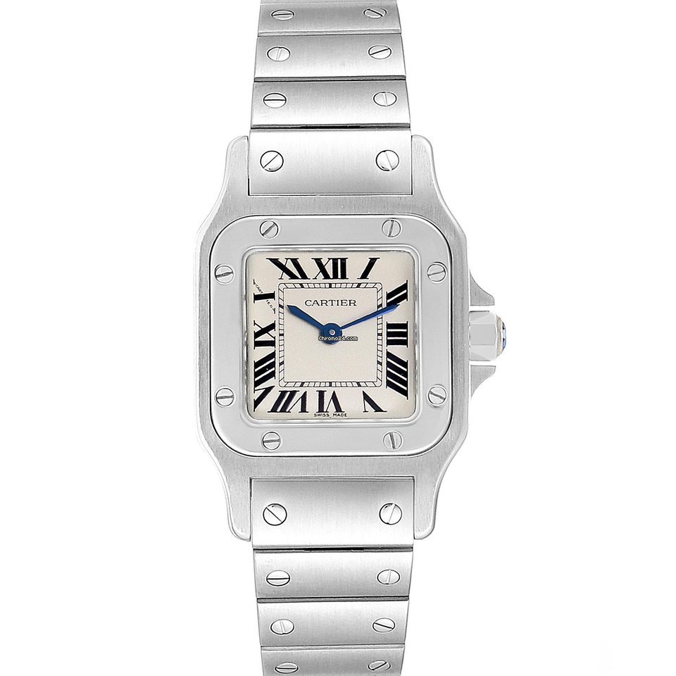 Cartier Santos Galbee Womens watch Quartz Steel W20056D6