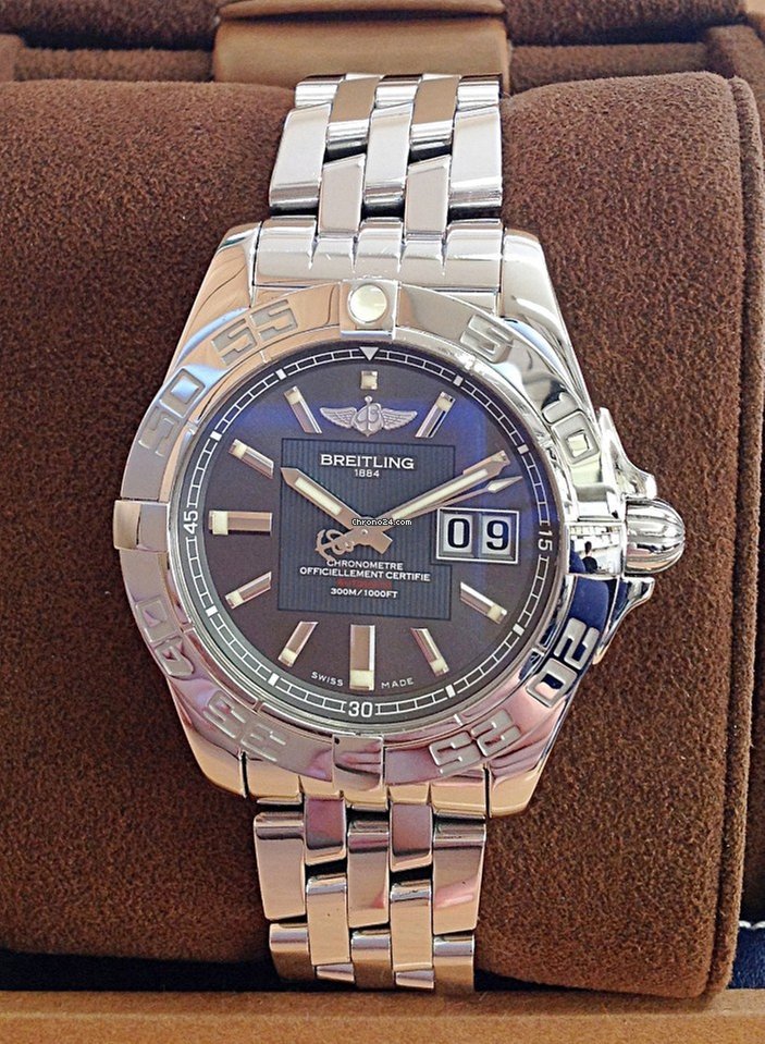 Breitling Galactic 41 Mens watch Unisex Automatic Steel A49350