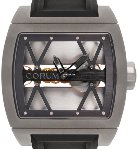 Corum Ti-Bridge Mens watch Unisex Manual winding Titanium 007.400.06 F371